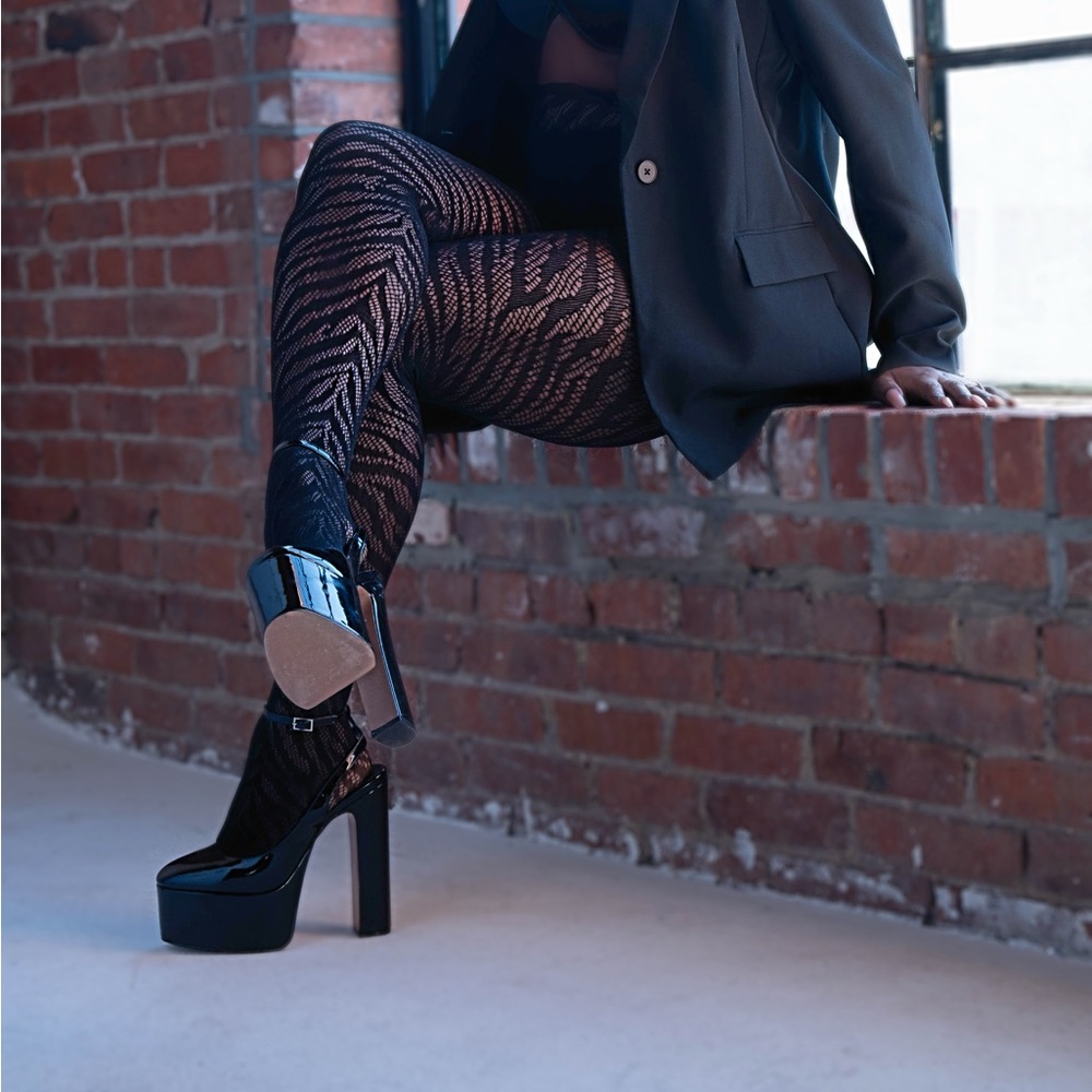 Platform Black Heels